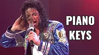 Michael Jackson - Bood On The Dance Floor (Live In Munich) (Piano Keys)