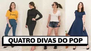4 inspirações de moda: looks das divas do pop! | Lu Ferreira | Chata de Galocha
