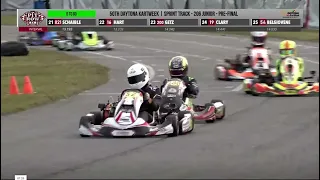 Daytona Kart Week LO206 Junior Pre Final,   30DEC23