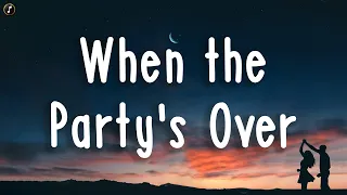 Billie Eilish  - When the Party's Over [Clean] (Lyrics)