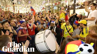 From weddings to the mountains: Russians celebrate Spain win