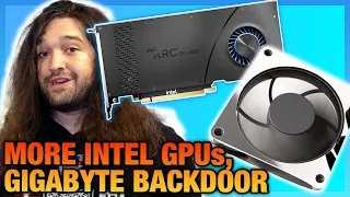 HW News - New Intel GPUs, Metal Fans, Gigabyte Backdoors, & Ultra-Tiny PCs