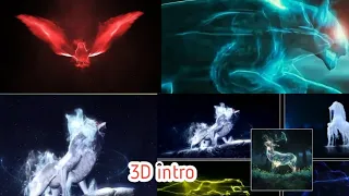 Top 10 Animal 3D intro Template No text Free dawnload |#Nocopyright#intro
