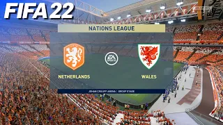 FIFA 22 - Netherlands vs. Wales | Nations League