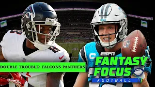 Double Trouble Falcons, Panthers + Rookie Wide Receivers 🏈 | Fantasy Focus Live!