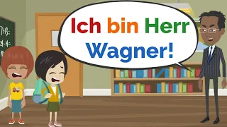 Deutsch lernen | Wo ist Herr Kunze? | Wortschatz und wichtige Verben