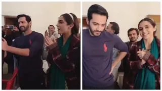 "Jo Bichar Gaye " Behind the scenes  | Wahaj Ali and Maya Ali live from set of Jo Bichar Gaye