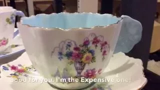 Which Antique Cup Saucer is worth the most? Shelley Paragon Foley Part One SAM
