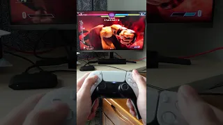 Street Fighter 6 Ryu's insane combo POV #default classic control #ps5 #handcam #authentic