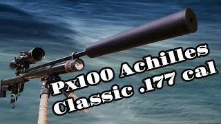 Px100 Achilles Classic .177 cal//Qys Pellet//Px100 Achilles Accuracy Test