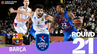 Barca wins top class challenge!| Round 21, Highlights | Turkish Airlines EuroLeague