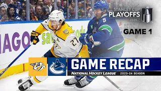 Gm 1: Predators @ Canucks 4/21 | NHL Playoffs 2024