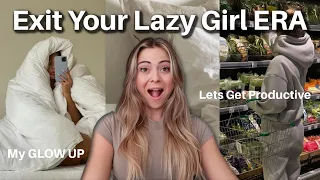 How To Exit Your Lazy Girl ERA | how to be productive, motivated & glow up