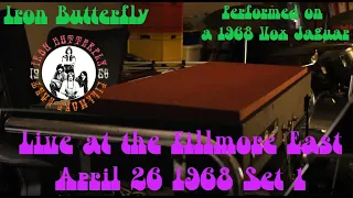 Iron Butterfly Live At The Fillmore East (26 April 1968) Set 1 on Vox Jaguar Organ