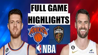 New York Knicks vs Cleveland Cavaliers Full Game Highlight | January 24, 2023 NBA