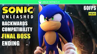 Sonic Unleashed - Dark Gaia Final Boss & Ending [60FPS HDR] [XBOX SERIES X]