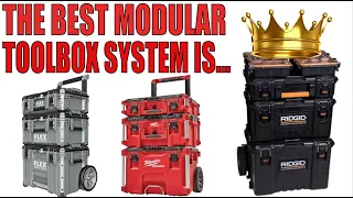 WHICH TOOLBOX SYSTEM IS THE BEST in 2023 pt 1 - Milwaukee Packout vs Flex Stackpack vs Ridgid 2.0