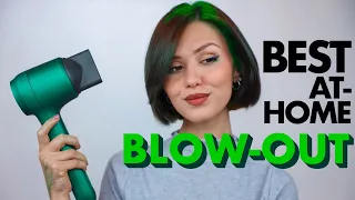 BEST AT-HOME BLOW-OUT *short hair edition* | Muttus Hairdryer