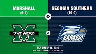 1989 Week 12 - Marshall at Georgia Southern