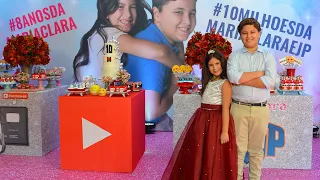 FESTA DE 10 MILHÕES DA MARIA CLARA E JP 🎬 10 Million subscribers! Party for Maria Clara & JP