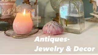Thrifting for Treasures- Beautiful Antique Jewelry and Elegant Home Decor Finds