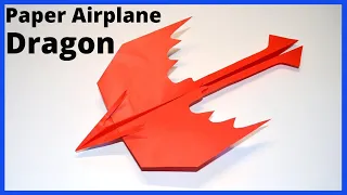 Dragon Paper Airplane || How To Make A Paper Airplane Dragon || dragon paper plane🔥🔥