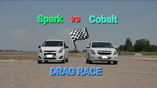 DRAG RACE CHEVROLET COBALT VS SPARK