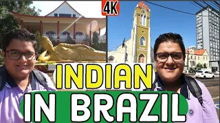 🇧🇷Brazil Vlog हिन्दी | CHEAP HOTEL, RESTAURANTS & Tourist Place | Indian in Foz Do Iguaçu,BRAZIL 4K