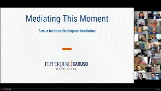 Mediating the Moment | Judge Ann  Williams & Daniel Weinstein | Moderated by Dr. Sukhsimranjit Singh