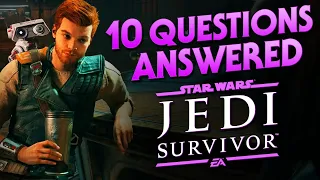 10 Questions About Star Wars Jedi: Survivor ANSWERED!
