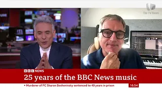 Interview with David Lowe, composer of BBC News theme, on its 25th anniversary (10th May 2024)