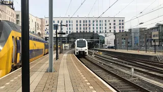 Arriva FLIRT-3C 553 vertrekt van station Heerlen