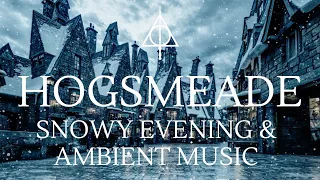 Hogsmeade | Harry Potter Inspired Music | Atmospheric Music with Snow and Wind