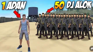 1 ADAN VS 50 DJ ALOK ESCONDITE EN EL TECHO DE FACTORY! 😂 *gracioso* MOMENTOS GRACIOSOS FREE FIRE