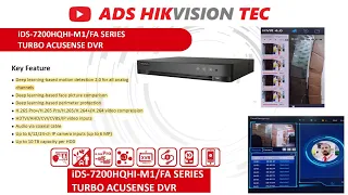 Hikvision iDS-7204HQHI/M1/FA face capture configuration and demo