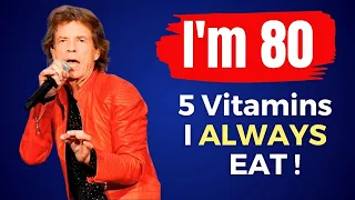 Mick Jagger (80) Eats 5 Vitamins & Doesn't Get Old!