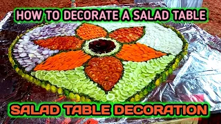 Salad Table Decoration ।। DIY Decoration ।। VC the Desi Vlogger।।