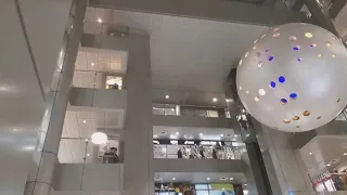 Одесса ТЦ "Галерея Афина" панорамный лифт OTIS 2000 scenic elevator at Afina Mall Odesa