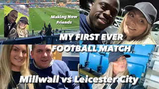 MILLWALL VS LEICESTER | MY FIRST EVER FOOTBALL MATCH | GET READY WITH ME | COME WITH ME TO LONDON