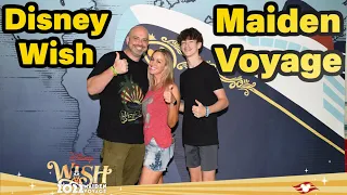 Maiden Voyage On The Disney Wish!!