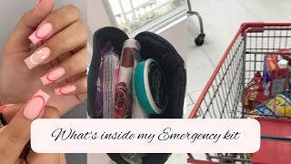 What's inside my Emergency Kit + Nail Appointment + Grocery Shopping and more...