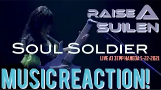 STRAIGHT PROFESSIONAL!!🎸🔥😵 Raise A Suilen - Soul Soldier Live at Zepp Haneda Music Reaction🔥