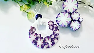 Polymer Clay‘Bouquet’ EASY Cane + Pendant
