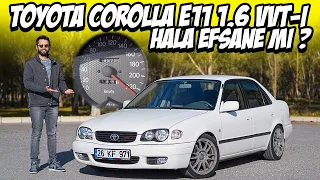 Modifiyeli Toyota Corolla E11 1.6 VVT-i / Hala Efsane Mi ? / Top Speed / Coilover / Büyük Frenler