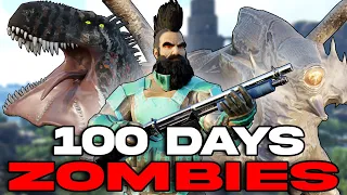 I spent 100 days in Zombies Ark... Here's what Happened