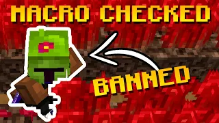 I tried getting macro checked... | Hypixel Skyblock