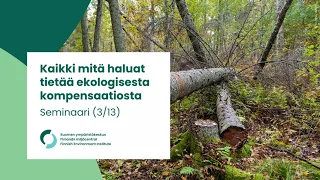 Ekologinen kompensaatio, Minna Pekkonen, Suomen ympäristökeskus