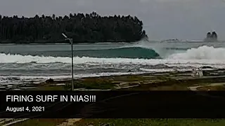 PERFECT SURF in Nias, Indonesia!! August 4, 2021