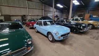 MGB GTs and MGB Roadsters for sale