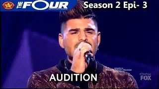 Matt Bloyd sings “How Will I Know”  Audition The Four Season 2 Ep. 3 S2E3